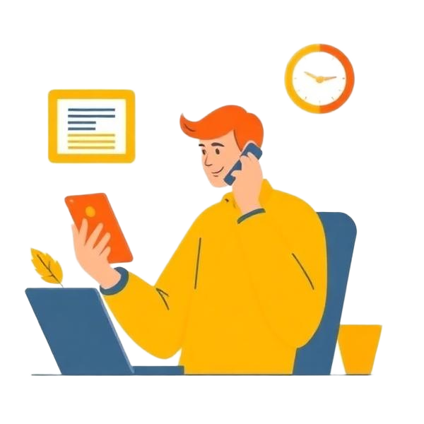 Person on phone